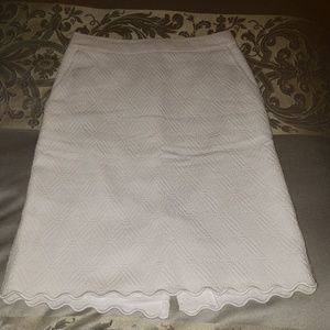 Tory Burch white skirt